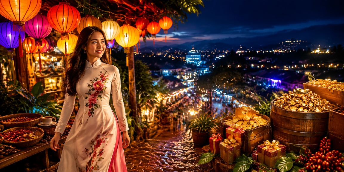 Người dùng tại Đà Lạt ngồi cà phê xem thống kê kèo bóng đá trên điện thoại qua ứng dụng 68game